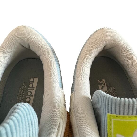 Adidas Originals Rey Galle W Shoes White/Cream/Brown/Blue GX0432 Girls’ Size 5 - Picture 12 of 14